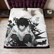 Load image into Gallery viewer, Anime Death Note Sherpa Blanket