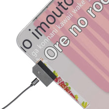 Load image into Gallery viewer, Oreimo Kirino Kousaka RGB LED Mouse Pad (Desk Mat)