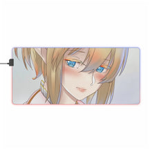 Load image into Gallery viewer, Is It Wrong To Try To Pick Up Girls In A Dungeon? RGB LED Mouse Pad (Desk Mat)