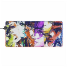 Load image into Gallery viewer, Anime Jojo's Bizarre Adventure RGB LED Mouse Pad (Desk Mat)