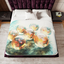 Load image into Gallery viewer, Dragon Balls wallpapers Sherpa Blanket