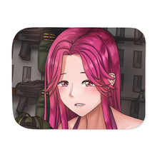 Load image into Gallery viewer, Anime Highschool Of The Dead Sherpa Blanket