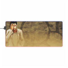 Load image into Gallery viewer, Okabi Rentaro - Steins Gate RGB LED Mouse Pad (Desk Mat)
