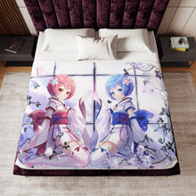 Load image into Gallery viewer, Anime Re:ZERO -Starting Life in Another World- Sherpa Blanket