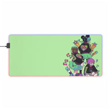 Load image into Gallery viewer, Jolyne Cujoh, Ermes Costello and F.F. / Stone Ocean RGB LED Mouse Pad (Desk Mat)