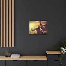 Load image into Gallery viewer, Boruto with his mentor watching the sunrise Canvas Framed Art Print