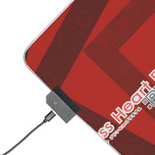 Load image into Gallery viewer, Glass Heart Princess RGB LED Mouse Pad (Desk Mat)