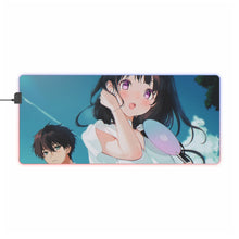 Load image into Gallery viewer, Hyouka Eru Chitanda RGB LED Mouse Pad (Desk Mat)