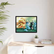 Load image into Gallery viewer, Eeveelution Canvas Framed Art Print