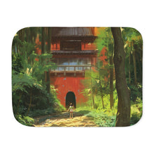 Load image into Gallery viewer, Anime Spirited Away Sherpa Blanket