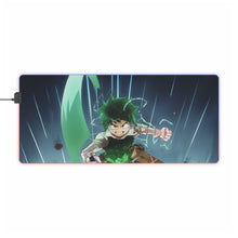 Load image into Gallery viewer, My Hero Academia Izuku Midoriya RGB LED Mouse Pad (Desk Mat)