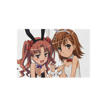 Load image into Gallery viewer, A Certain Scientific Railgun Mikoto Misaka, Kuroko Shirai Rug