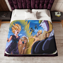 Load image into Gallery viewer, Gohan SSJ 2 vs Cell Sherpa Blanket