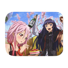 Load image into Gallery viewer, Guilty Crown Inori Yuzuriha, Ayase Shinomiya, Tsugumi Sherpa Blanket