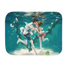 Load image into Gallery viewer, Anime Spirited Away Sherpa Blanket