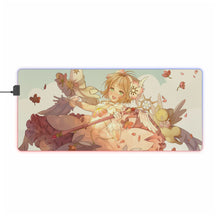 Load image into Gallery viewer, Cardcaptor Sakura Sakura Kinomoto, Keroberos RGB LED Mouse Pad (Desk Mat)