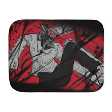 Load image into Gallery viewer, Anime Chainsaw Man Sherpa Blanket