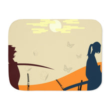 Load image into Gallery viewer, Anime Samurai Champloo Sherpa Blanket