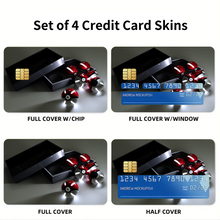 Load image into Gallery viewer, A box of pokeballs Credit Card Skins (4-in-1 Pack)