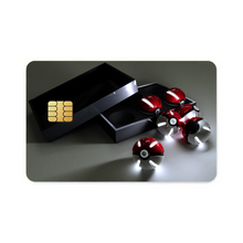 Load image into Gallery viewer, A box of pokeballs Credit Card Skins (4-in-1 Pack)