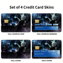 Load image into Gallery viewer, A ghoul in the top of building Credit Card Skins (4-in-1 Pack)