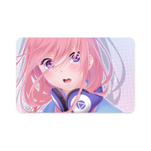 Load image into Gallery viewer, A girl with pink hair and headphones Credit Card Skins (4-in-1 Pack)