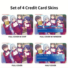 Load image into Gallery viewer, A Group of Class-D Credit Card Skins (4-in-1 Pack)