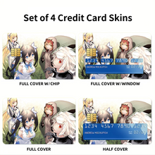 Load image into Gallery viewer, Aiz,Hestia,Bell and Liliruca Credit Card Skins (4-in-1 Pack)