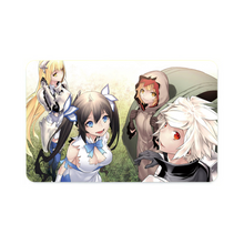 Load image into Gallery viewer, Aiz,Hestia,Bell and Liliruca Credit Card Skins (4-in-1 Pack)