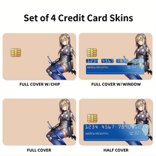 Load image into Gallery viewer, Aiz Wallenstein Credit Card Skins (4-in-1 Pack)
