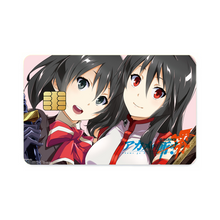 Load image into Gallery viewer, Akame and Kurome Credit Card Skins (4-in-1 Pack)