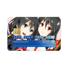 Load image into Gallery viewer, Akame and Kurome Credit Card Skins (4-in-1 Pack)