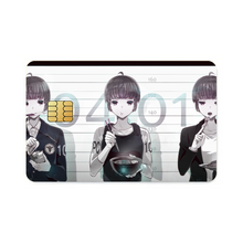 Load image into Gallery viewer, Akane Tsunemori Eating Credit Card Skins (4-in-1 Pack)