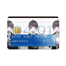 Load image into Gallery viewer, Akane Tsunemori Eating Credit Card Skins (4-in-1 Pack)
