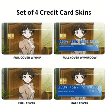 Load image into Gallery viewer, Akane Tsunemori sweetheart Credit Card Skins (4-in-1 Pack)