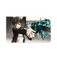 Load image into Gallery viewer, Akane Tsunemori with a dominator Credit Card Skins (4-in-1 Pack)
