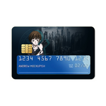 Load image into Gallery viewer, Akane Tsunemori with a dominator Credit Card Skins (4-in-1 Pack)
