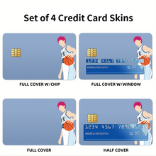 Load image into Gallery viewer, Akashi Seijuurou Credit Card Skins (4-in-1 Pack)
