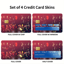 Load image into Gallery viewer, Akatsuki Members  Credit Card Skins (4-in-1 Pack)
