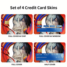 Load image into Gallery viewer, Aki Hayakawa Credit Card Skins (4-in-1 Pack)