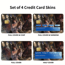 Load image into Gallery viewer, Albedo, Ainz Ooal Gown, Demiurge Credit Card Skins (4-in-1 Pack)