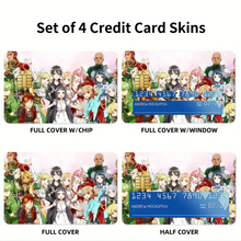 Load image into Gallery viewer, All Characters Credit Card Skins (4-in-1 Pack)