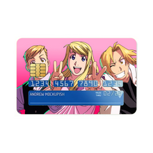 Load image into Gallery viewer, Alphonse, Winry and Edward Credit Card Skins (4-in-1 Pack)