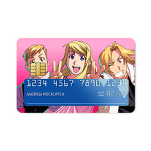 Load image into Gallery viewer, Alphonse, Winry and Edward Credit Card Skins (4-in-1 Pack)