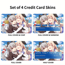 Load image into Gallery viewer, Amatsukaze, Shimakaze Credit Card Skins (4-in-1 Pack)