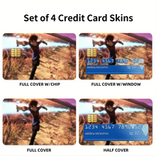 Load image into Gallery viewer, Angry Kirito Credit Card Skins (4-in-1 Pack)