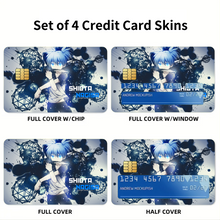 Load image into Gallery viewer, Anime Assassination Classroom Credit Card Skins (4-in-1 Pack)