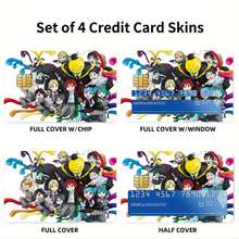 Load image into Gallery viewer, Anime Assassination Classroom Credit Card Skins (4-in-1 Pack)