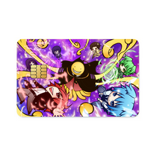 Load image into Gallery viewer, Anime Assassination Classroom Credit Card Skins (4-in-1 Pack)
