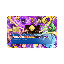 Load image into Gallery viewer, Anime Assassination Classroom Credit Card Skins (4-in-1 Pack)